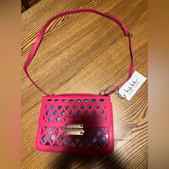 Nicole Miller Adjustable Strap Floral Insert Purse BNWT - Picture 7 of 13